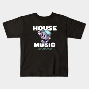 HOUSE MUSIC - Est. CHICAGO Kids T-Shirt